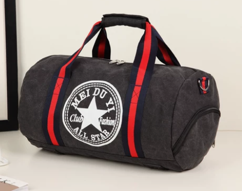 运动包男斜挎单肩包健身包女手提旅行包行李袋...