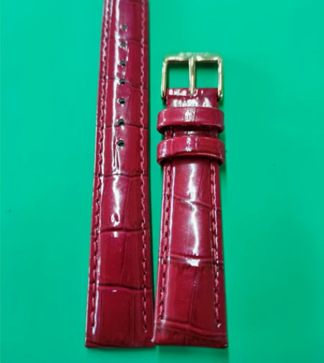 seiko，精工腕表表带，红色光亮面，表耳...