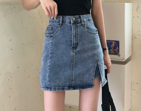 牛仔半身裙女秋冬高腰a字裙2020新款春秋季气质… 感兴趣的...