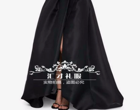 伞裙短裙生日宴会礼服裙走秀比赛车展主持半身...