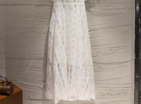 度假风，拍照风，仙女风，性感风，露背蕾丝长...