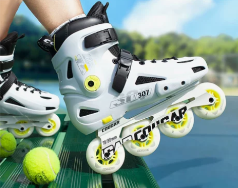 ?【狂欢价】美洲狮轮滑鞋成年女男大学生平花...