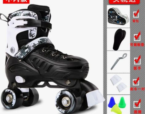 SOFT 双排轮，几乎全新，只穿过一次。4...