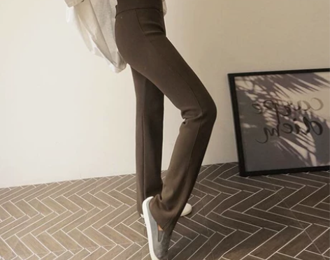 韩国东大门代购女裤子秋冬高腰休闲裤超弹舒适...