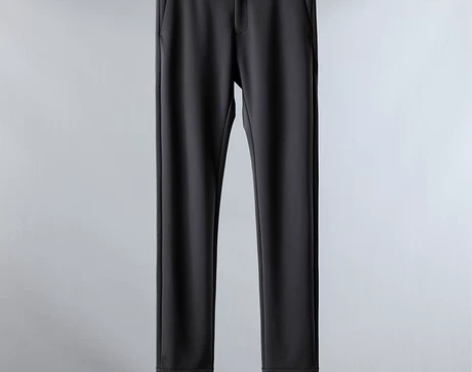 秋冬高端奢华磨绒保暖面料厚四面弹免烫男商务...