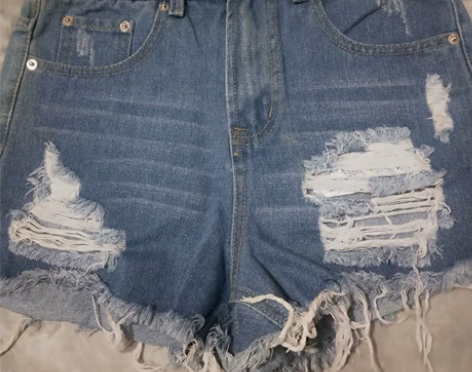 牛仔短裤女夏季 售出不退换