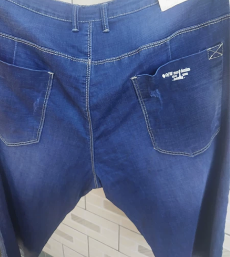 时尚夏季潮流七分牛仔裤,微弹,适合身高17...