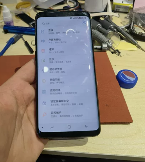 三星s9，国行4-64，屏幕小透图拍不出来...