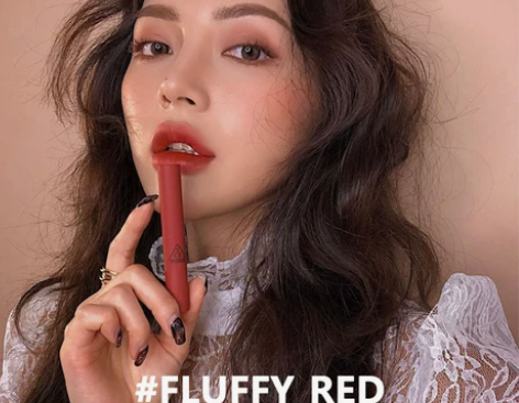 3CE红细管烟管口红唇膏PLAIN/FLU...