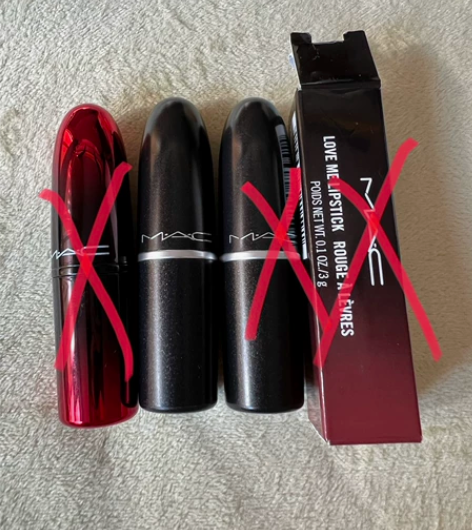 mac口红子弹头lady danger 6...