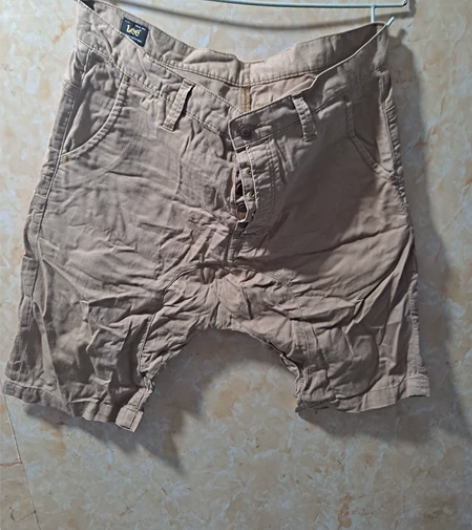 Lee男士17582A短裤九成新正品 感兴...