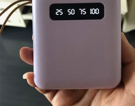 自带线充电宝快充闪充适用华为苹果便携式移动电源超大容量快充 ...