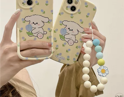 全新手机壳合集 郁金香狗狗带支架 ipho...