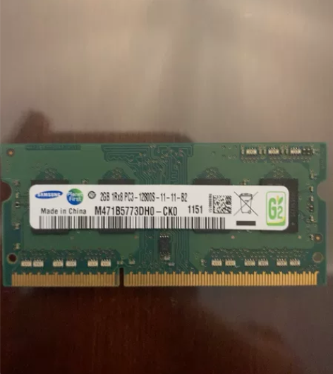二手 三星2G笔记本内存 ddr3 售出不...