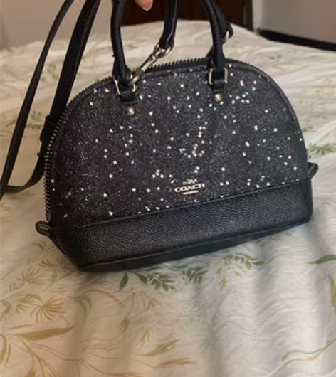 Coach蔻驰 圣诞限量款贝壳包 小号 星...