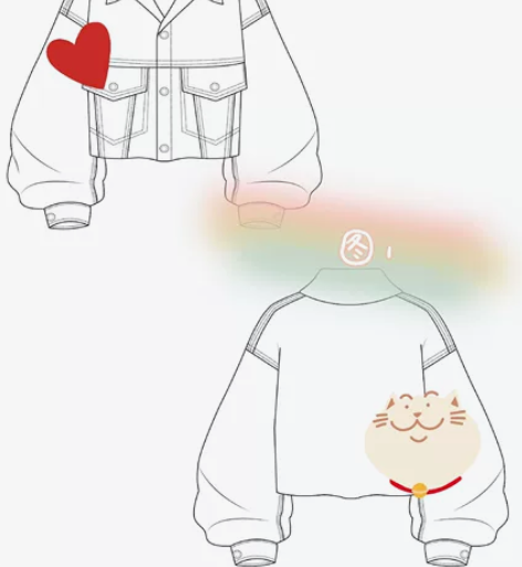 服装ai款式图,取图5—10元一张;文件稿...