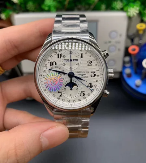 自己的 浪琴 名匠八针月相男士机械表 手表...