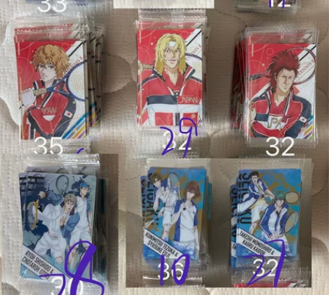 网球王子 万代 食玩卡 剩余如图。价格可议...