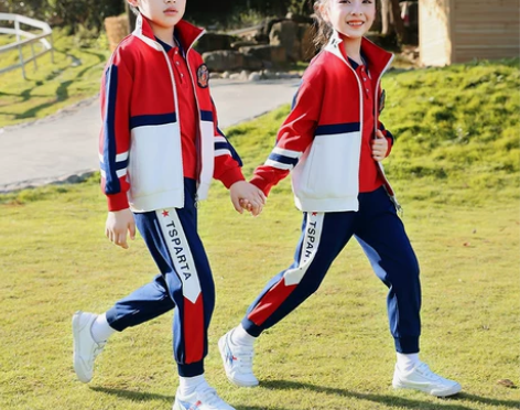 小学生校服春秋装幼儿园园服秋季新款三件套红...