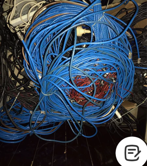 工作室自用,闲置100根左右网线,2~4米...