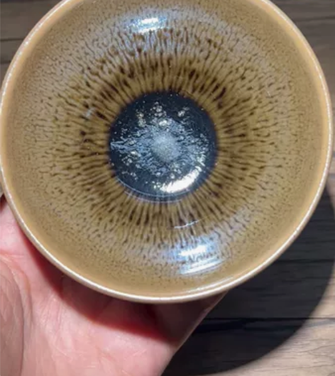 非遗传承人杨敏柴烧金缕鹧鸪建盏原矿铁胎纯手...