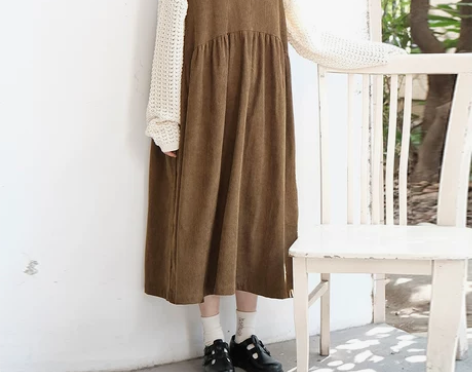 CRISP日系 2022秋冬新款灯芯绒背心...