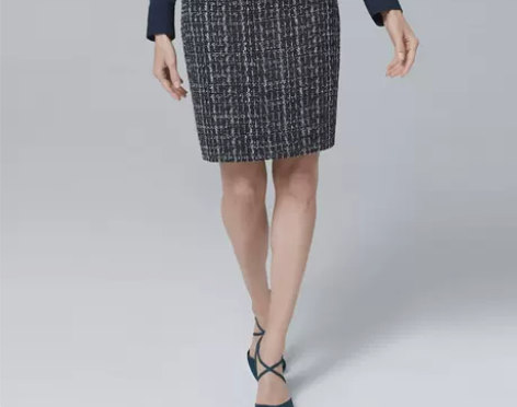 进口纤维混纺半身裙高腰显瘦铅笔裙 颜色分类...