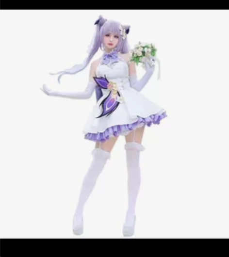 【预售】初兽猫 原神刻晴花嫁cos l码 ...