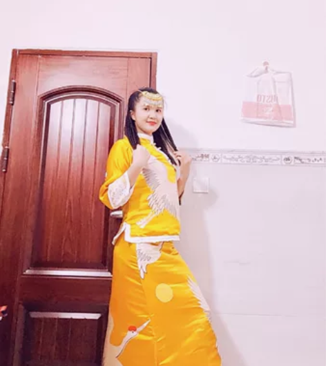 自制原创仙鹤织锦民族风上衣半身裙一套   ...