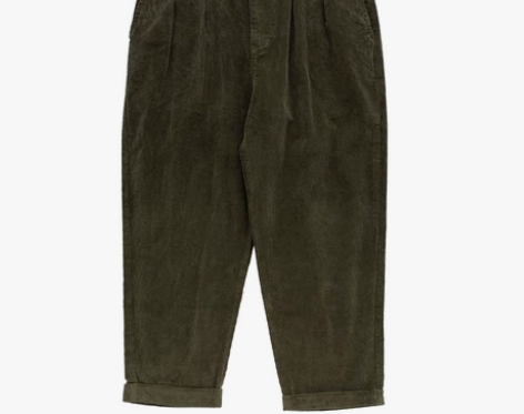 五号渡口 秋冬加厚日系潮牌复古工装灯芯绒休...