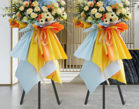 全国开业花篮鲜花速递同城广州北京上海开张乔...