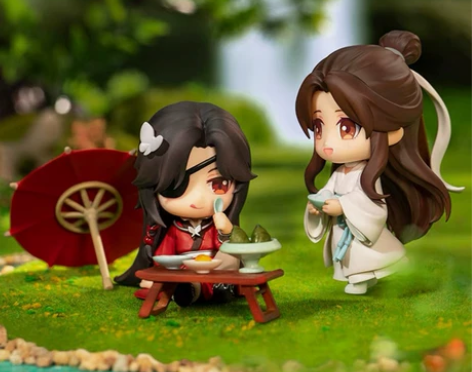 擎苍天官赐福谢怜花城极乐雅宴Q版手办动漫周...