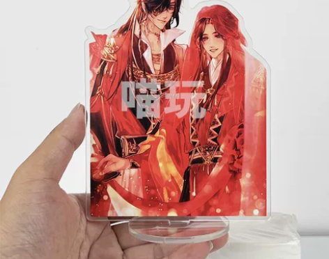 天官赐福周边立牌谢怜花城大婚手办同人双面1...