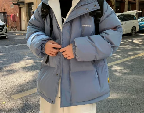 【狂欢价】假两件羽绒服男士短加厚秋冬季20...