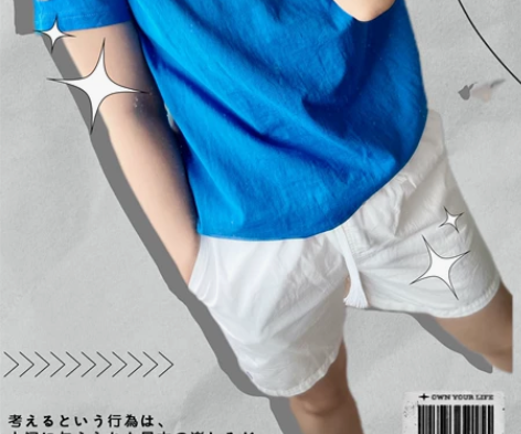 女士纯棉宽松白色休闲夏季百搭短裤 可以搭配...