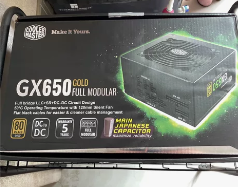 金牌全模组电源gx650 gold 酷冷至...