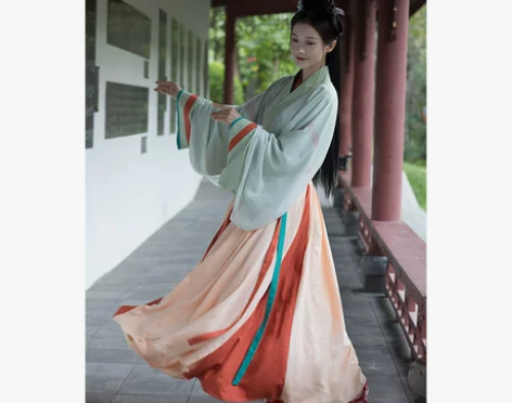 不羡仙.愿相逢 千秋录汉服晋制交窬裙男女情...