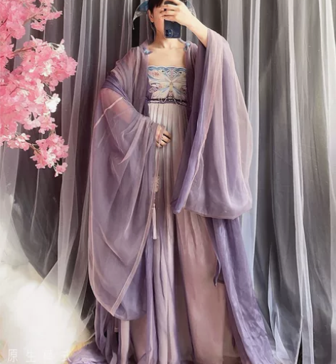 【白菜汉服】玉术诃子裙蝴蝶诃子裙仙气汉服 ...