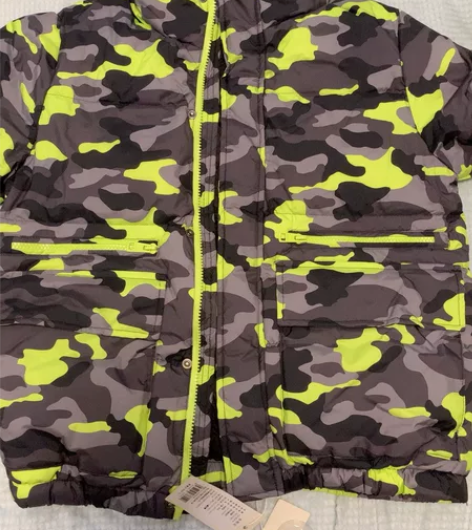 marc##amp；amp；janie 荧光绿迷彩服 全新带吊牌 14...