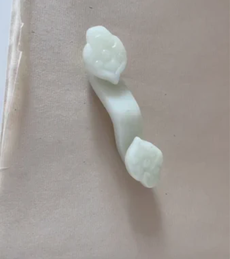 【美力价】岫玉如意笔搁 多功能书法玉石笔架...