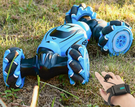 手势感应遥控汽车扭变车四驱越野车大号充电动...