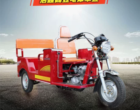 摩托车 新款国威客斗双排残疾人燃油代步老年...