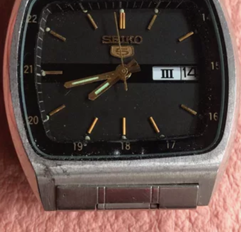 日本制精工牌全钢全自动机械男表 表径35毫...