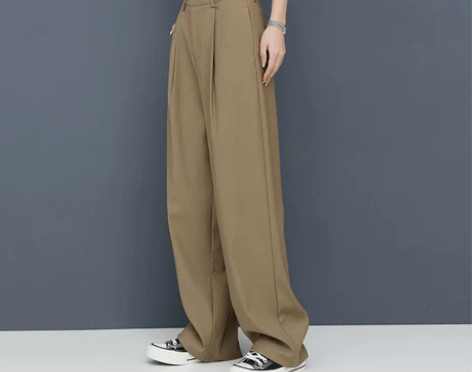 KEN STUDIO西装裤女秋设计感小众高...