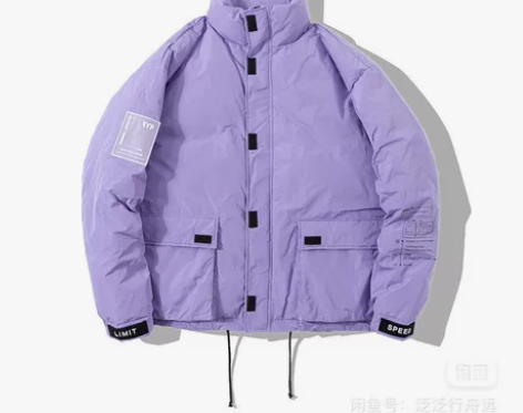 FYP国潮牌加厚极寒保暖外套箱型短款机能口...