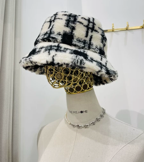 冬季帽子渔夫帽毛绒帽 均码全新55cm(含...