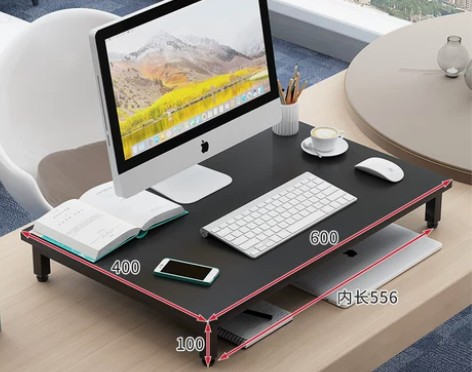 桌面整体抬高架可写作业笔记本电脑增高置物架...