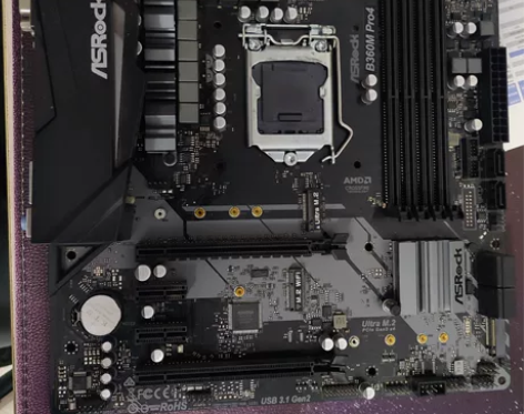 华擎b360mpro4升级换下，功能完好，...