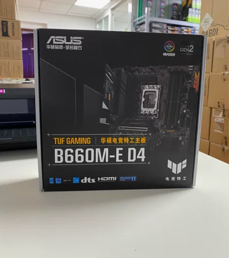 华硕TUF B660M-E D4主板 全新...