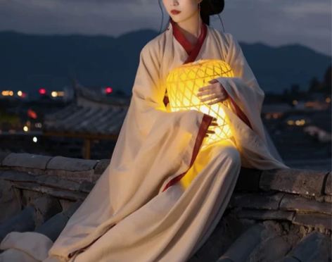 神明少女汉服女夏季魏晋古风中国风古装广袖流...